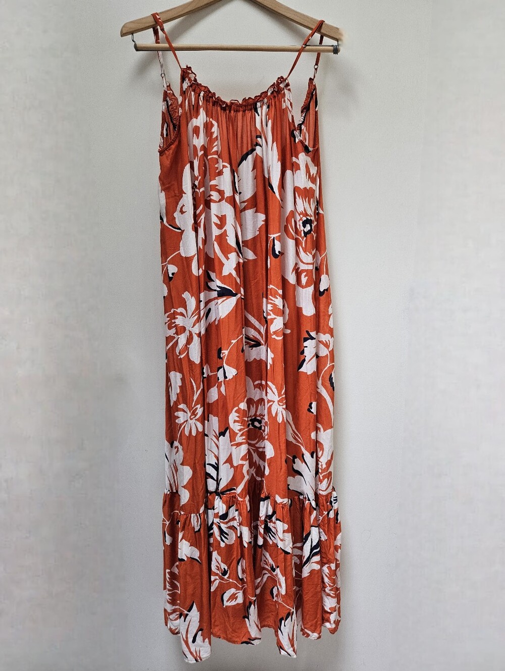 Anthropologie | The Malika Printed Dress Floral Maxi Size M Breezy Flowy Boho - Picture 2 of 8
